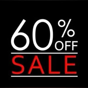 60% Off Sale listed items in my closet